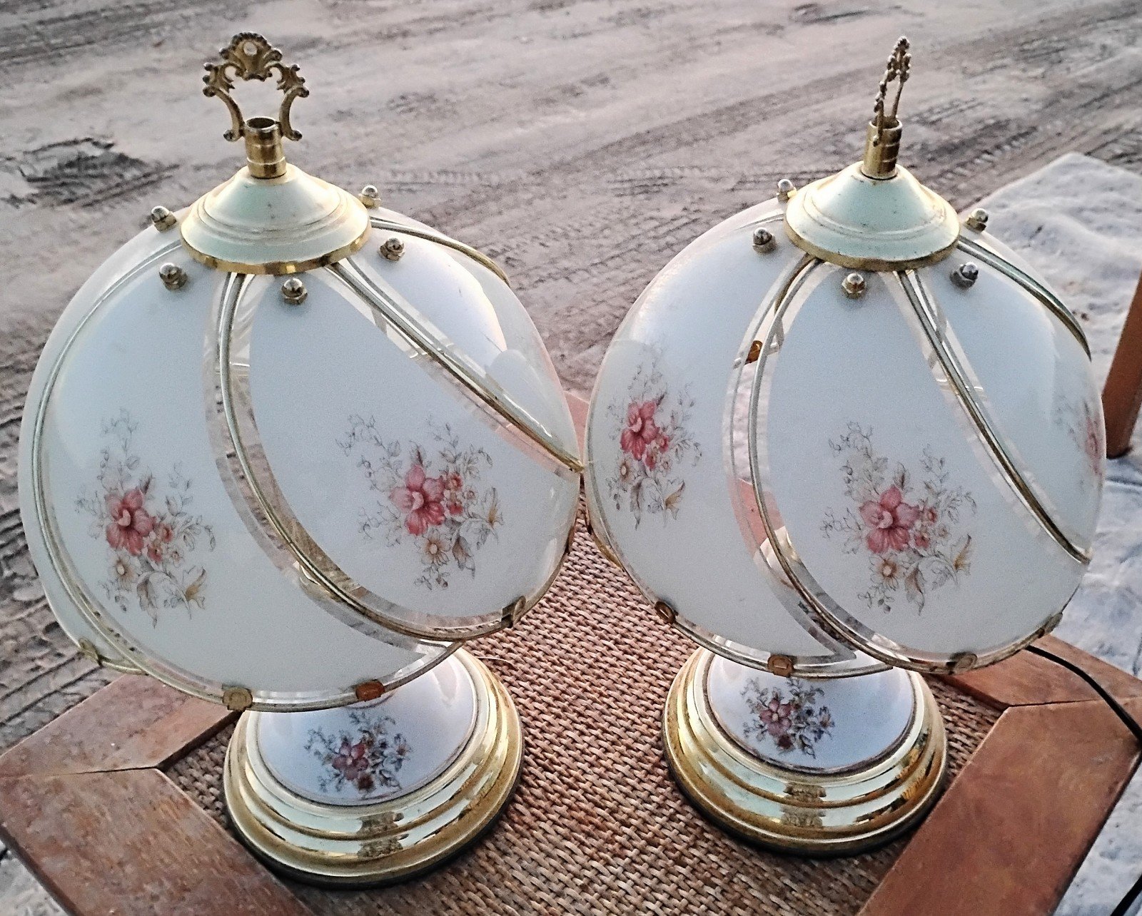 Vintage 3-way touch lamps