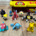 Pikachu crane game & Moncolle set.