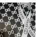 10 packs of 20 sheets of paper per pack and 5 yards of ribbon per pack