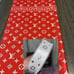 10 packs of 20 sheets of paper per pack and 5 yards of ribbon per pack