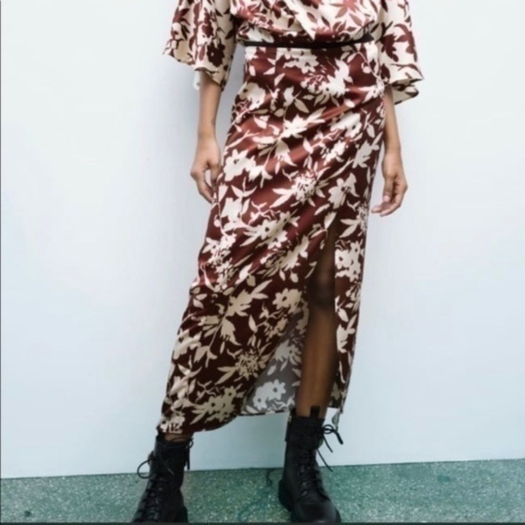ZARA floral print skirt 8991/320