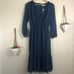NWT J. Crew Point Sur faux-wrap dress in blue Lurex® crinkle chiffon