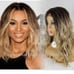 Celebrity ombre ash blonde lac front wig