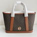 Michael Kors Luisa Small Signature Logo Satchel - Brown/Luggage NWT