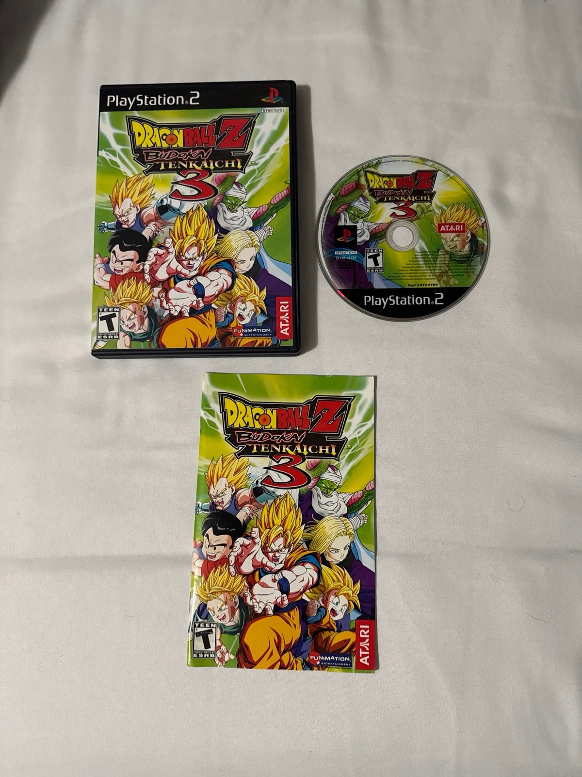 Dragon Ball Z Budokai Tenkaichi 3 for PlayStation 2 Sony ps2