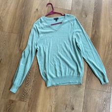 J. Crew Mens V-Neck Pullover Sweater Cashmere blend XS
