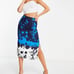Ted Baker Selaah Bluebell Side Slit Midi Skirt Size US 0-2