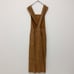 73-24 Mademoiselle Rope Jumpsuit Dress, Suede, Long, Autumn/Winter