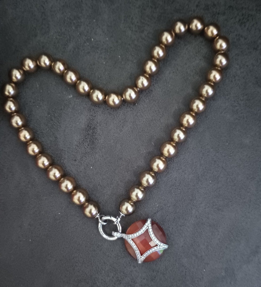 Heavy Ti sento pearl statement piece