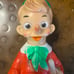 Pinocchio Figurine Rubber 9 Disney Italian squeeze toy figure geppetto jiminy