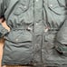 Vintage Triple F.A.T. Goose Down Parka Winter Puffer Coat L Hooded Jacket Teal