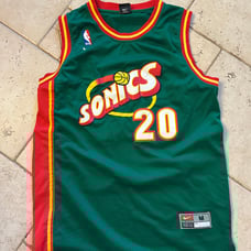 Vintage Nike Gary Payton #20 Green Seattle SuperSonics 1995/96 Swingman Player