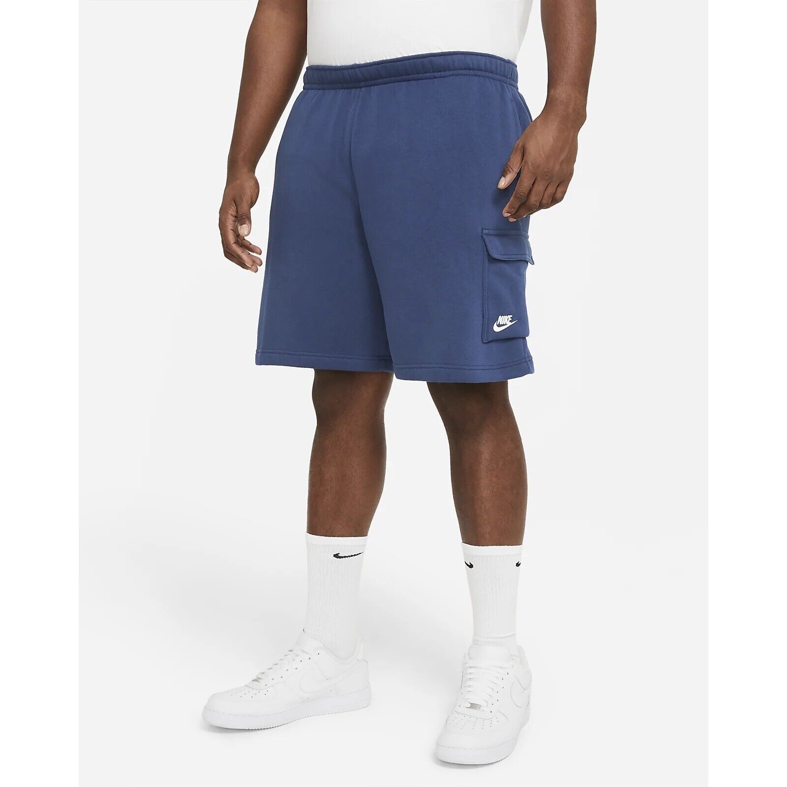 Nike Sportswear ClubMen's Cargo Shorts Midnight Nave Size Medium Brand New