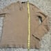 THEORY Mens Donners 100% Cashmere V-Neck Sweater in Camel Sz M Minimalist Luxury