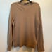THEORY Mens Donners 100% Cashmere V-Neck Sweater in Camel Sz M Minimalist Luxury