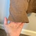 THEORY Mens Donners 100% Cashmere V-Neck Sweater in Camel Sz M Minimalist Luxury