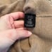THEORY Mens Donners 100% Cashmere V-Neck Sweater in Camel Sz M Minimalist Luxury