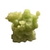 Happy Buddha Faux Jade Green Resin Statue Laughing Figurine Riding Dragon