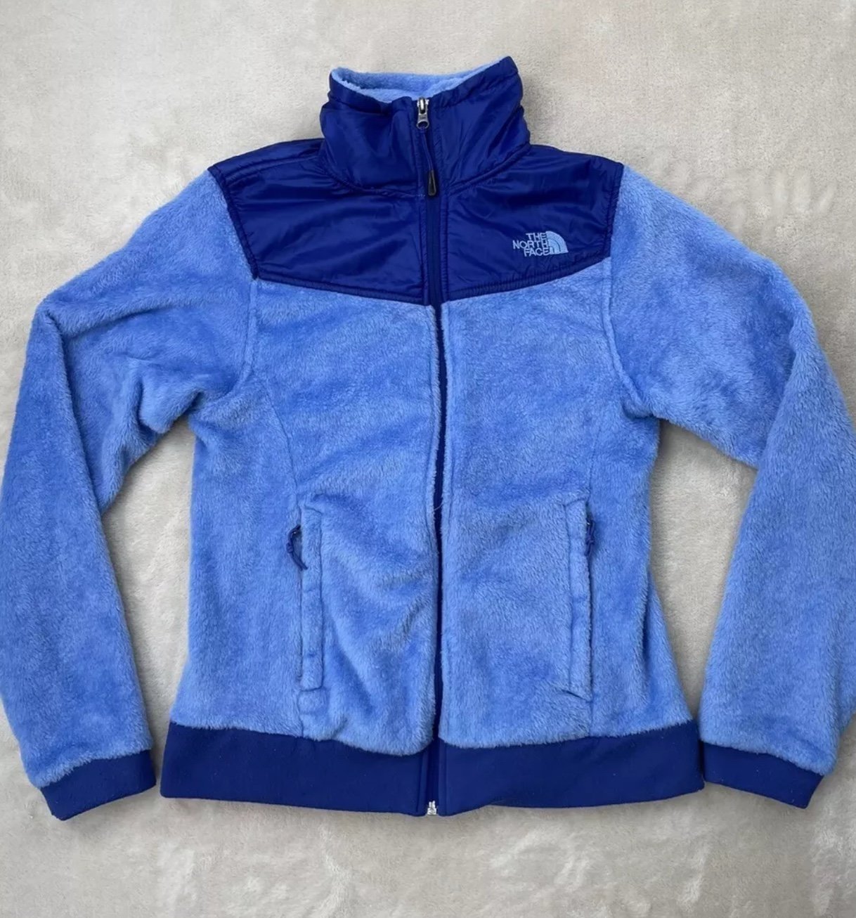 The North Face Women’s Oso Soft Fleece Full Zip Jacket Blue Size Medium