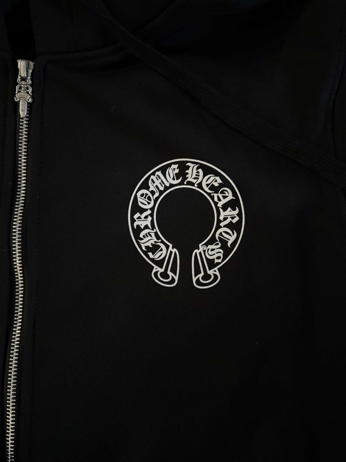 スウェット・トレーナー Chrome Hearts Horseshoe Floral Zip Up Hoodie White Buy Chrome Hearts Floral Horseshoe Hoodie 'White' - 1383
