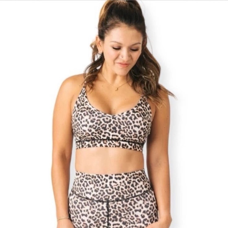 Zyia Active Leopard Brilliant Workout Set- Size L/XL
