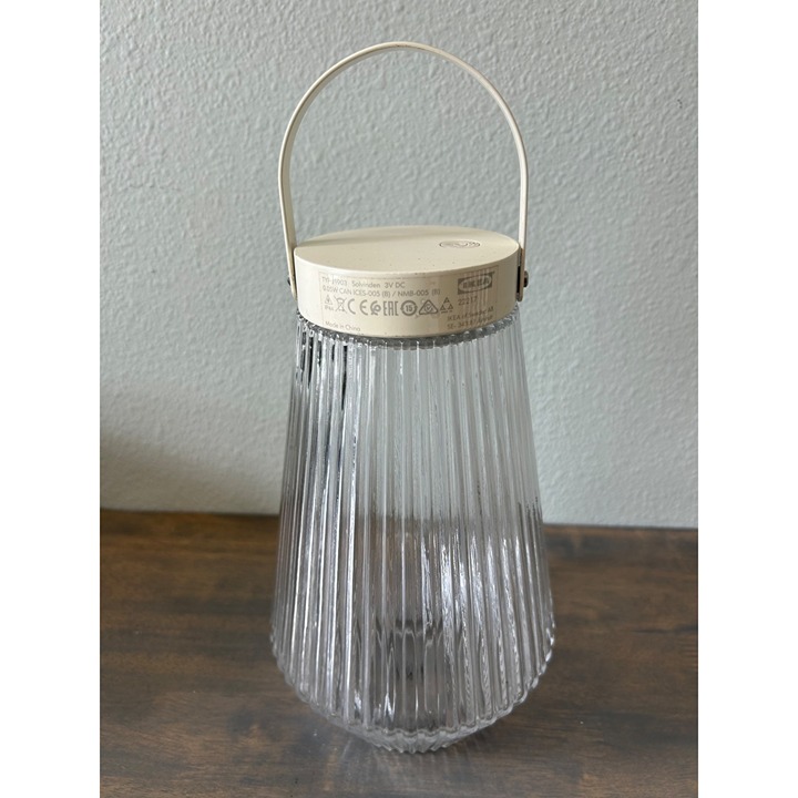 Ikea Solvinden Outdoor Glass Light Lantern Lighting