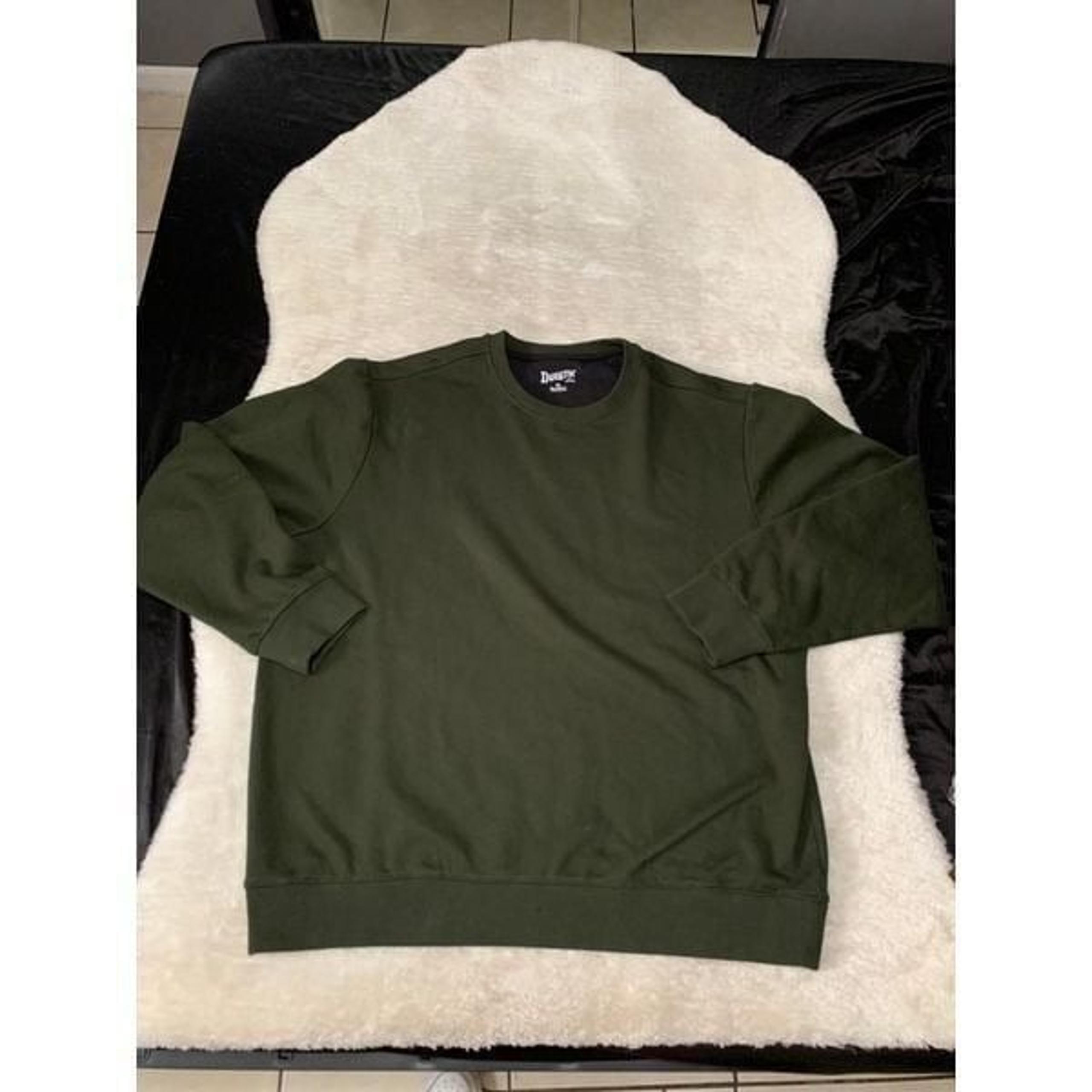 Duluth Trading Co Mens Olive Green Pullover Relaxed Fit Size XL Sweater