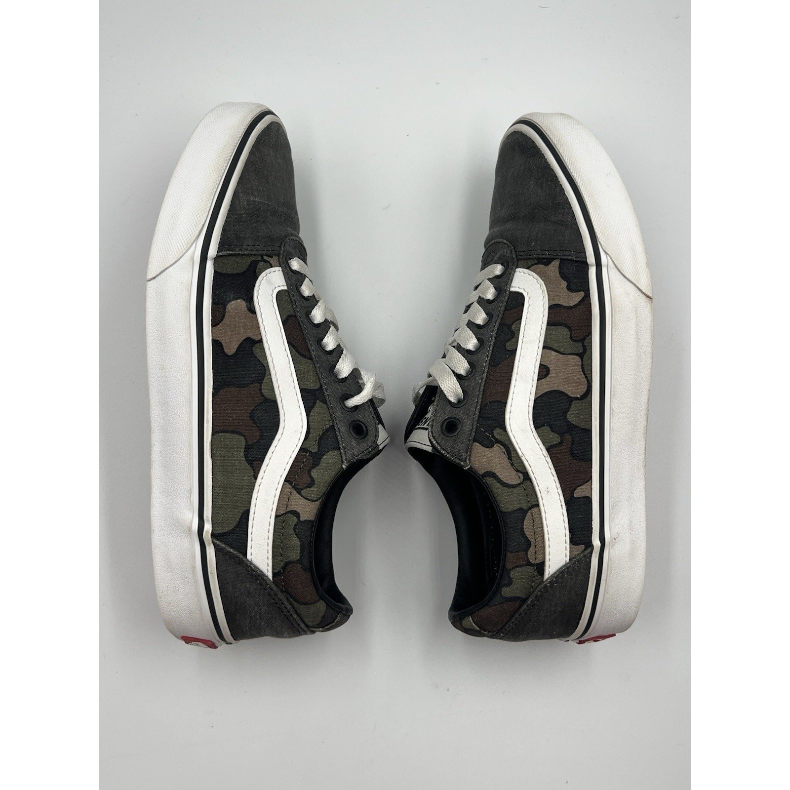 Vans Ward Duck Lace Camo Off The Wall Shoes 751505 Mens Sz 8