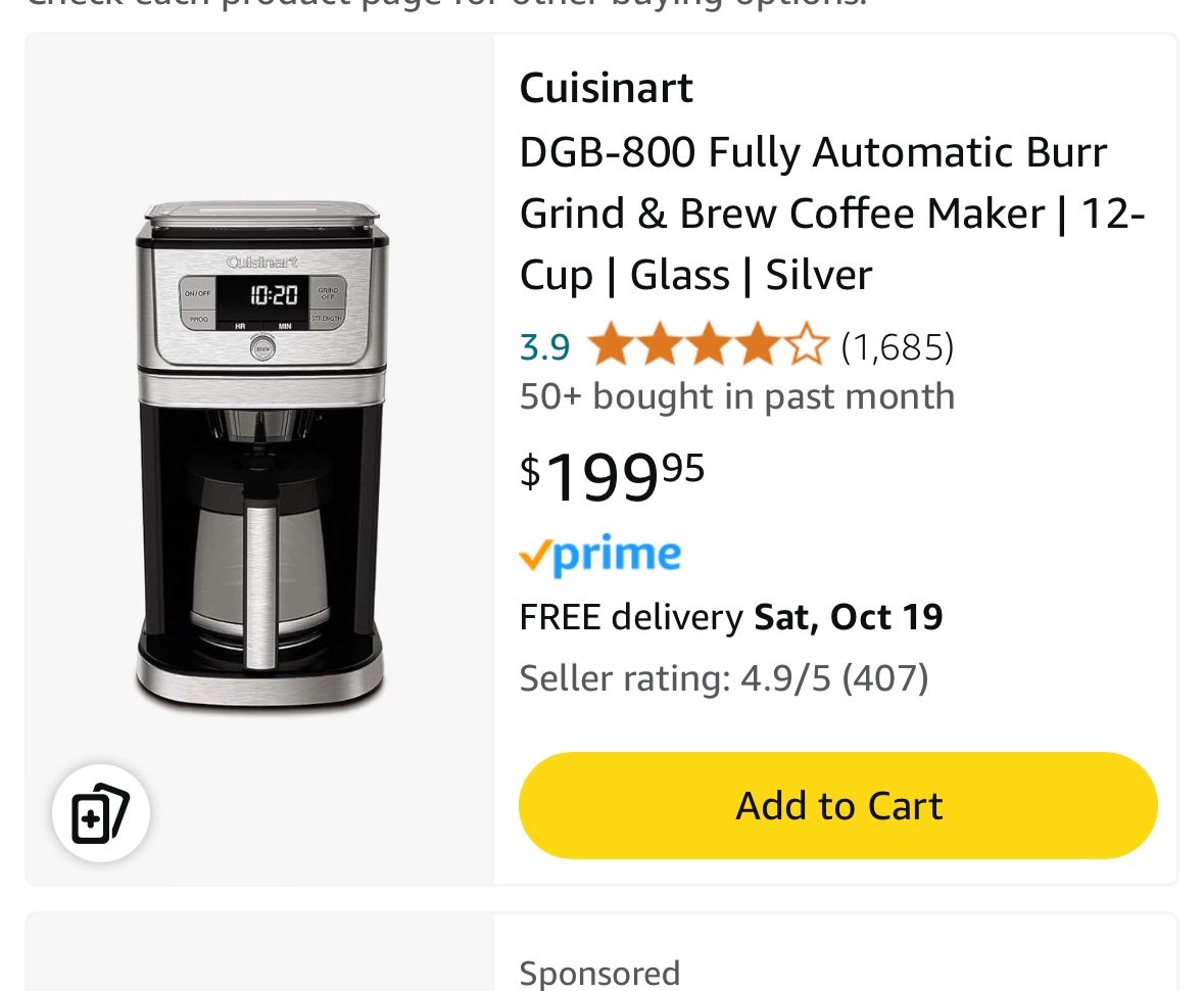 coffee maker