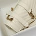 Leather envelope wrapped in white gLeather envelope wrapped in white gold buckle