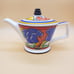 Clarice Cliff Inspired Art Deco Sadler Tea Pot Made In England