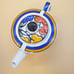 Clarice Cliff Inspired Art Deco Sadler Tea Pot Made In England