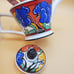 Clarice Cliff Inspired Art Deco Sadler Tea Pot Made In England