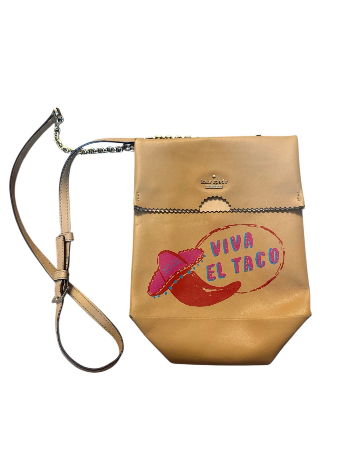 Kate Spade Viva El Taco HAUTE STUFF Takeout Clutch Crossbody Bag