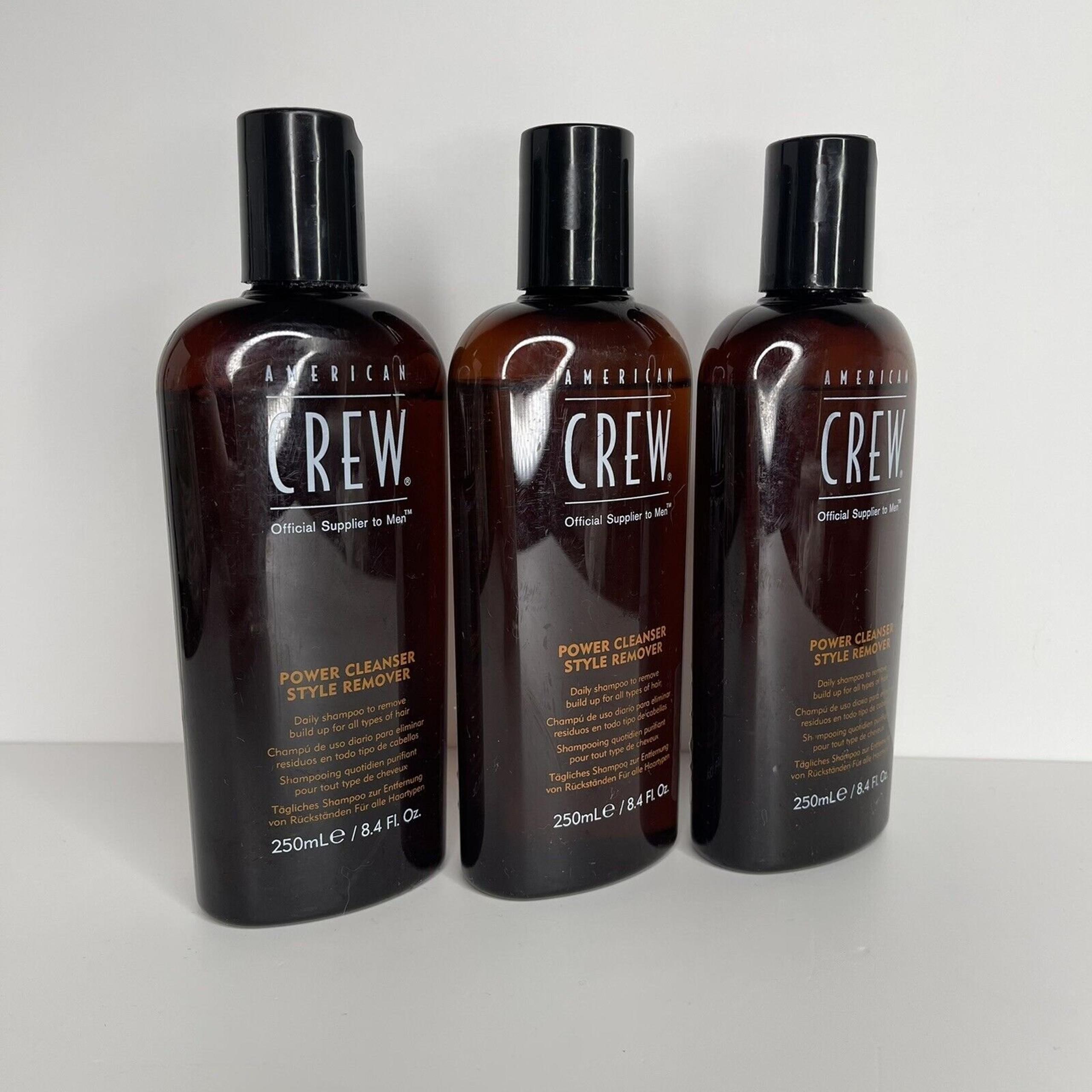 3 American Crew Power Cleanser Style Remover Shampoo 8.4 oz Men