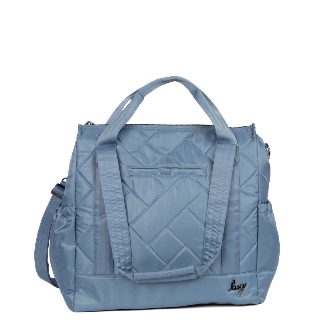 Lug Yacht Carry All Zip Tote Crossbody Bag NWT Blue Moon