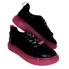 Juicy Couture Fashion Women's NEW Black & Pink Designer Sneakers - sz. 8