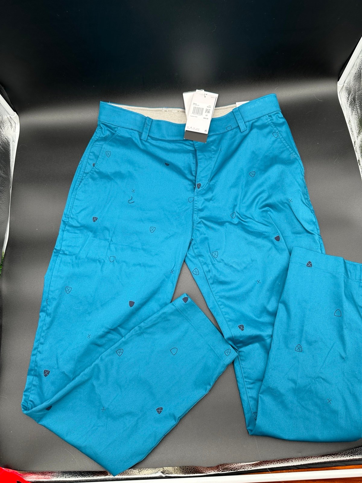 Nike chino golf pants blue 34x34