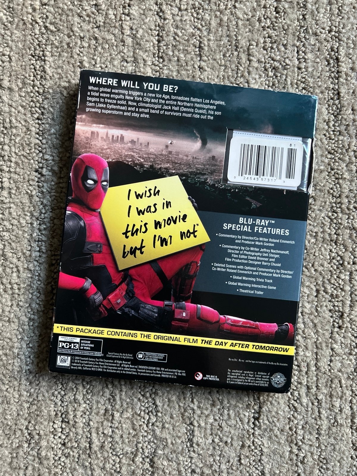 日本初の (Deadpool Tomorrow After Day The Photobomb Ray Blu Edition) 洋画・外国映画