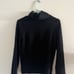 LULULEMON RIBBED FUNNEL NECK PULLOVER-BLACK