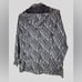 Land's End geometric polyester hooded rain coat, sz M