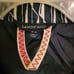 Land's End geometric polyester hooded rain coat, sz M