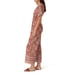 Cleobella Printed Jess Wide Leg V-Neck Short Sleeve Jumpsuit Size XS