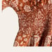 Cleobella Printed Jess Wide Leg V-Neck Short Sleeve Jumpsuit Size XS