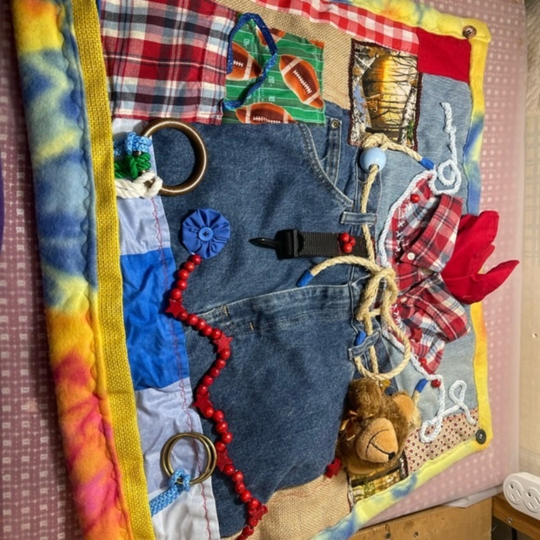 Fidget Sensory quilt/mat