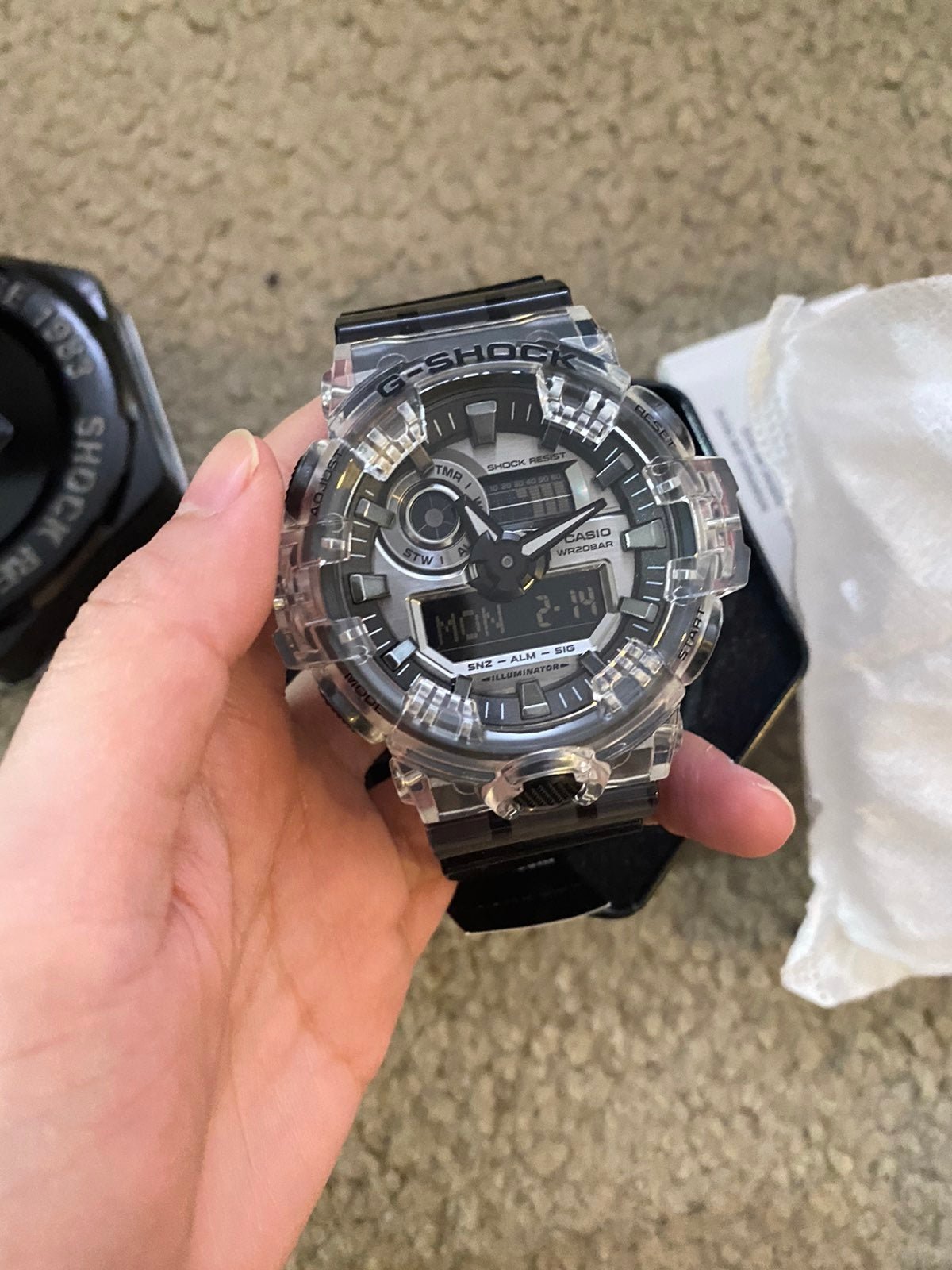 Brand new casio watch GA700SK-1A