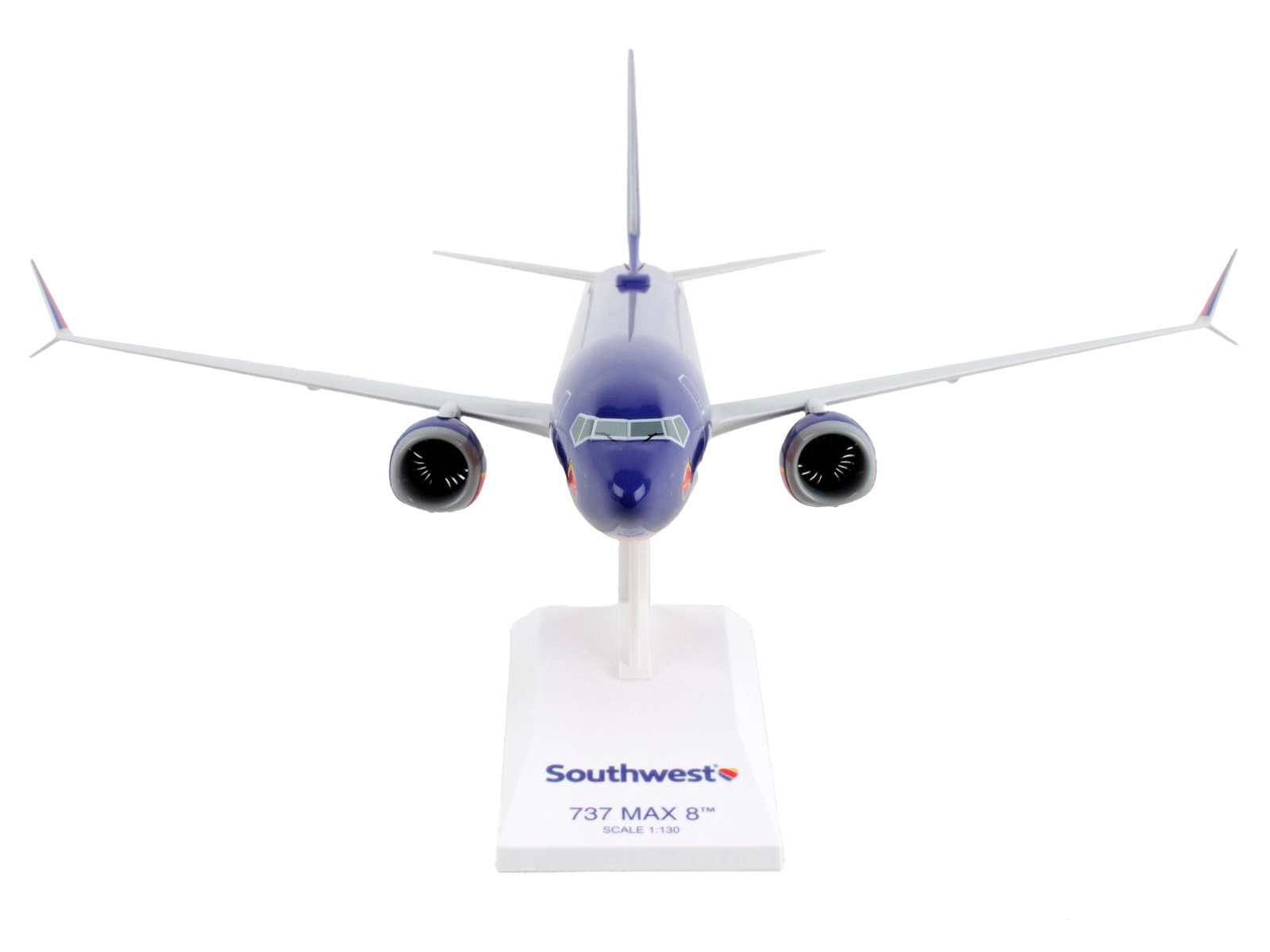 Boeing 737 MAX 8 Commercial Aircraft Southwest Airlines (N872CB) Blue with Red