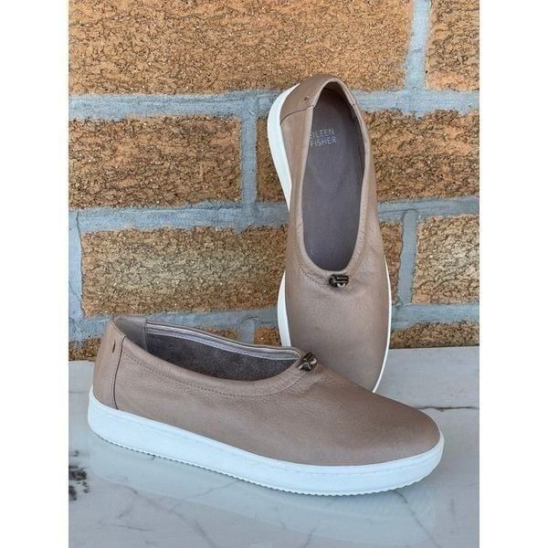 Eileen Fisher SYDNEY Washed Leather Slip