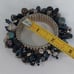 Blue Tones and Silver Tone Cha Cha Beads Expandable Bracelet