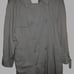 Mens London Fog Trench Coat Size 40 Reg Dark Gray Belted Epaulettes